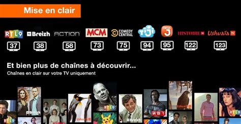 Top 100 Imagen Les Chaînes Orange Tv Vn