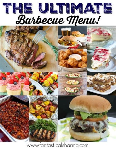 The Ultimate Barbecue Menu Is Here