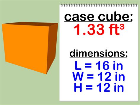 How To Calculate The Case Cube Of A Box 4 Steps With Pictures