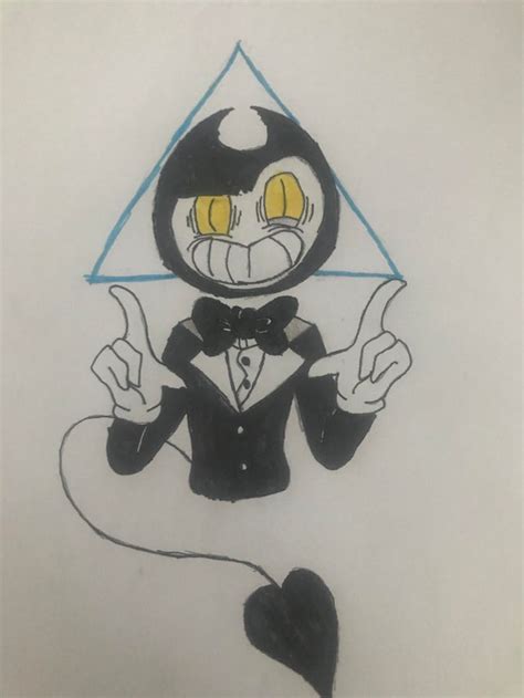 bill cipher possessing bendy bendyandtheinkmachine