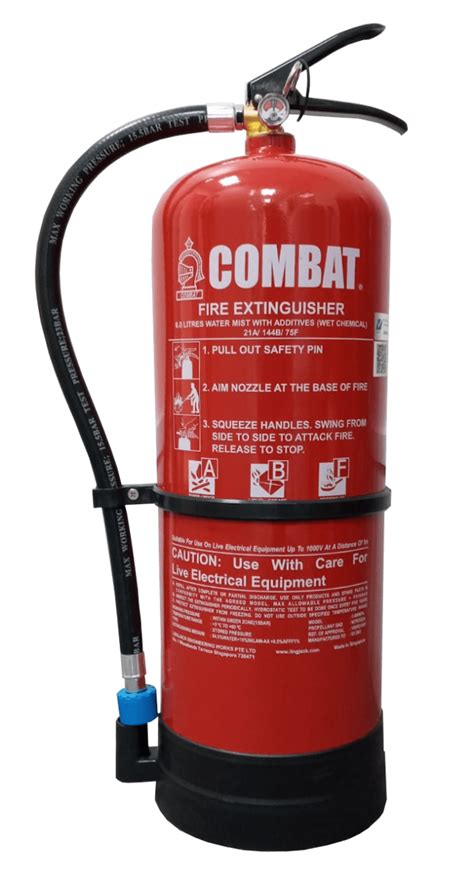 6ltr Water Mist Stored Pressure Fire Extinguisher Lingjack Your