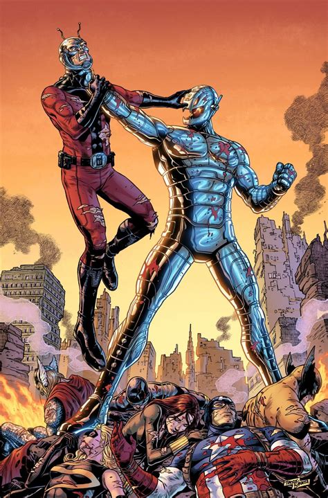 Ant Man🐜 Vs Ultron Marvel Comic Character Comic Books Art Marvel Comics