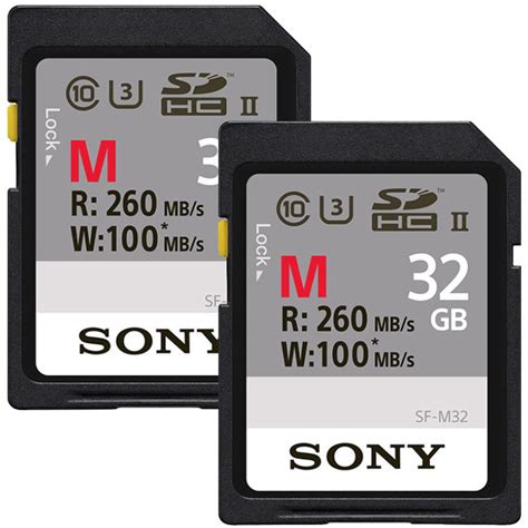 This card works great in the uhs ii slots on my a7iii camera. Sony 32GB M Series UHS-II SDHC Memory Card Kit (2-Pack) B&H