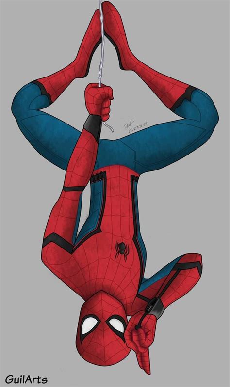 Spiderman Comehoming By Guilarts Spiderman Drawing Marvel Spiderman