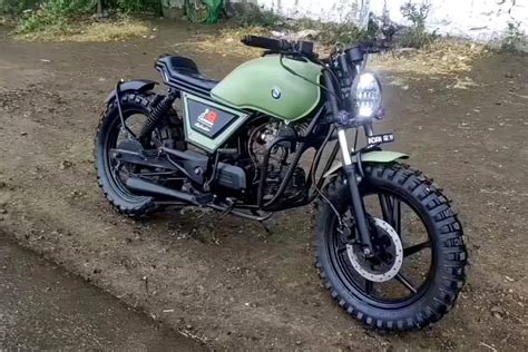 This Modified Hero Splendor Is Unrecognisable As A Scrambler With