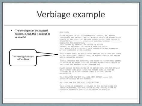 Ppt Verbiage Example Powerpoint Presentation Free Download Id2463416