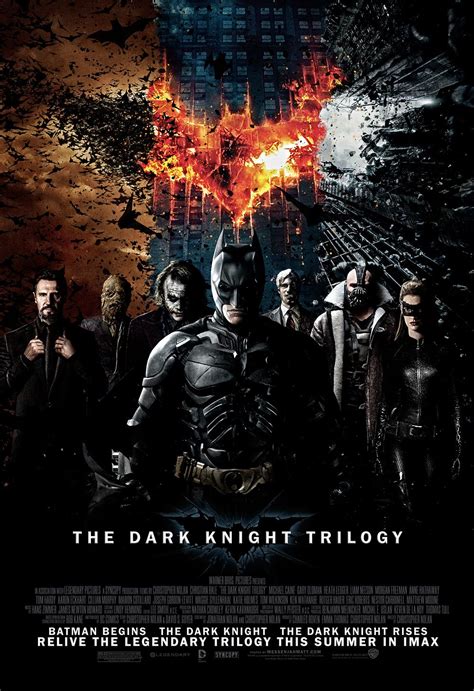The Dark Knight Trilogy Poster Batman Movie The Dark Knight Trilogy