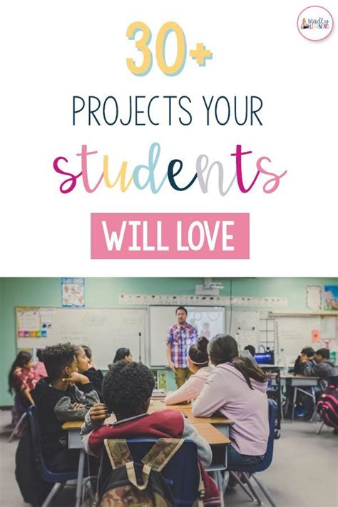 30 Projects Your Students Will Love Project Based Learning Middle