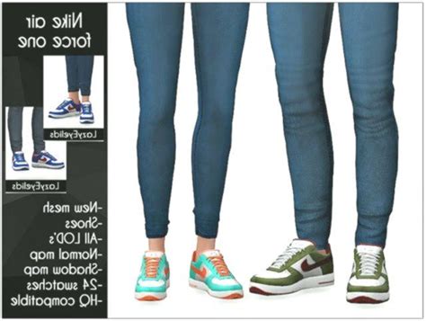 Sims 4 Cc Nike Air Force One In 2020 Sims4 Clothes