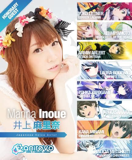 Anime Revolution Announces Japanese Voice Actor Marina Inoue Anime