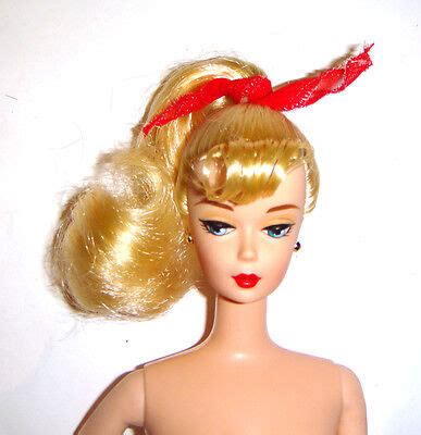 Nude Barbie Blonde Ponytail Reproduction Barbie Nude Doll Bn Ebay