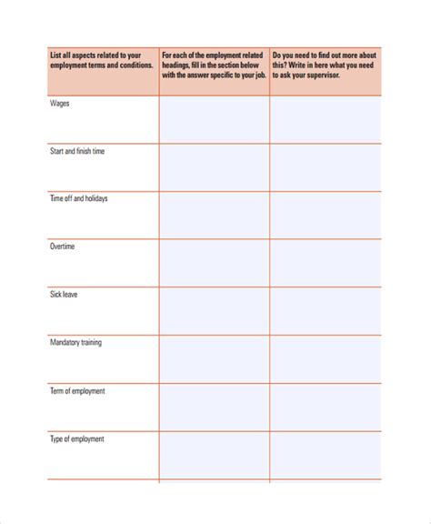 Free 7 Sample Daily Task Templates In Pdf