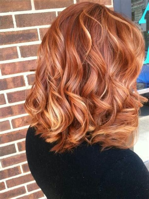 Highlights Copper Hair Color Strawberry Blonde Hair Hair Color Dark