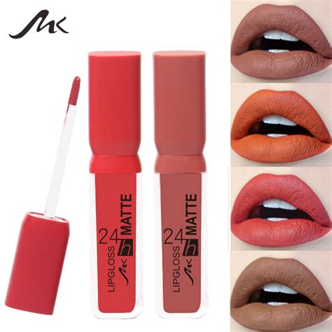 MK Marke Lippen Schönheit Matte Makup Pigment Wasserdichte Lipgloss