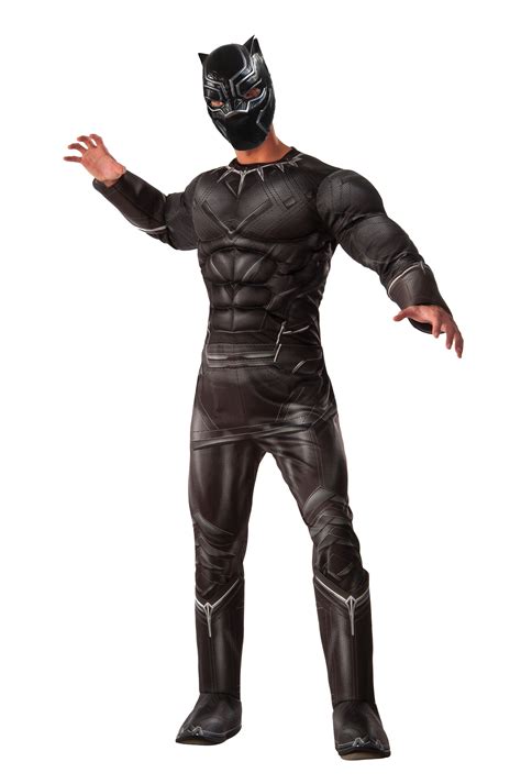 Adult Black Panther Men Deluxe Costume 5199 The Costume Land