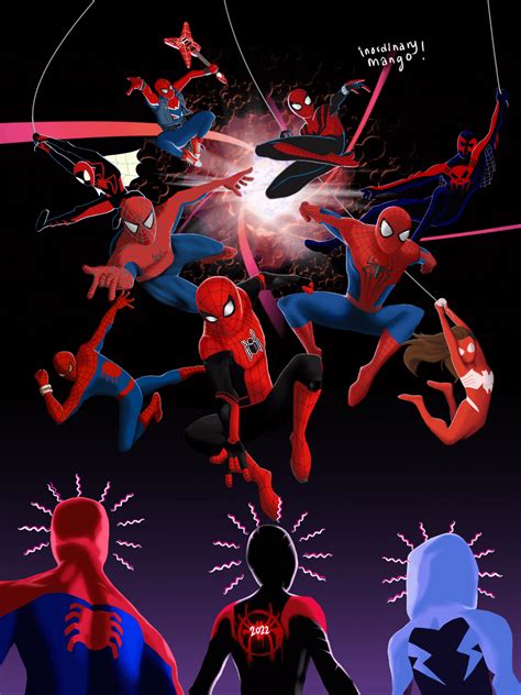 Into The Spider Verse 2 Poster By Inordinarymango On Instagram Spiderman