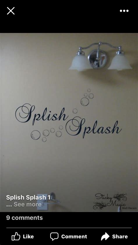 Wall Decals Home Decor Decals Splish Splash House Ideas New Homes