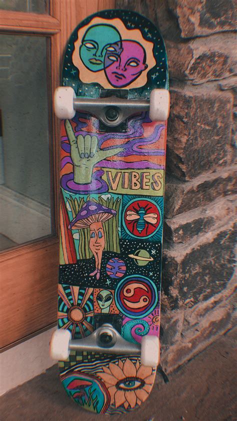 Skateboard Art Arte Em Pranchas Imagem De Fundo Para Iphone Projeto