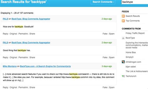 Backtype Unearths Blog Comments To Identify Relevant Conversations
