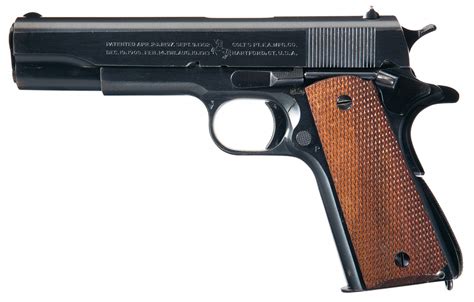 Excellent Us Colt Model 1911a1 1941 Production Semi Automatic Pistol