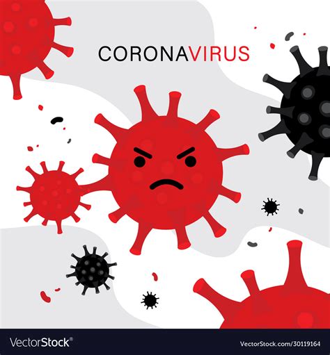 Coronavirus Cartoon Icon For Infographic Vector Image
