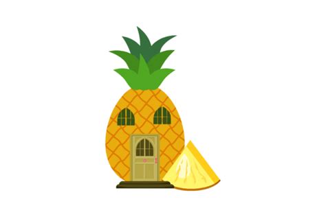 Yellow Pineapple House Graphic By Galaxystudio645 · Creative Fabrica