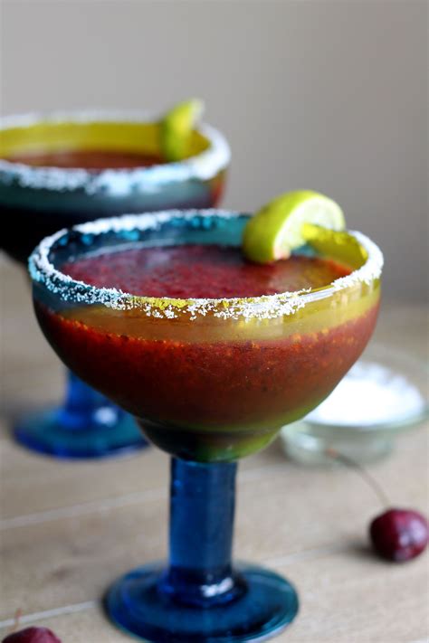 Frozen Cherry Margaritas Hall Nesting Recipe Cherry Margarita