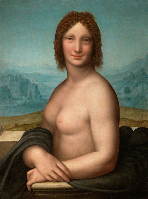Nude Mona Lisa Painting By Leonardo Da Vinci Pixels