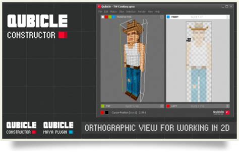 Qubicle 3d Pixel Art Tool For Creating And Animating 3d Pixel Art In Maya