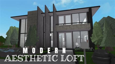 Roblox Bloxburg Aesthetic Modern House