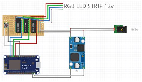 Dc Dc Converter Problem Feeding An ESP8266 And RGB 12V Led Strip From