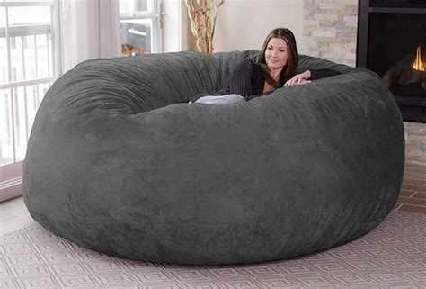 Chill Sack Massive 8 Foot Wide Bean Bag Chair Bean Bag Chair Big