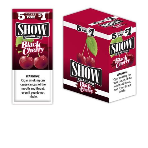 Show Cigarillos Black Cherry 155pk
