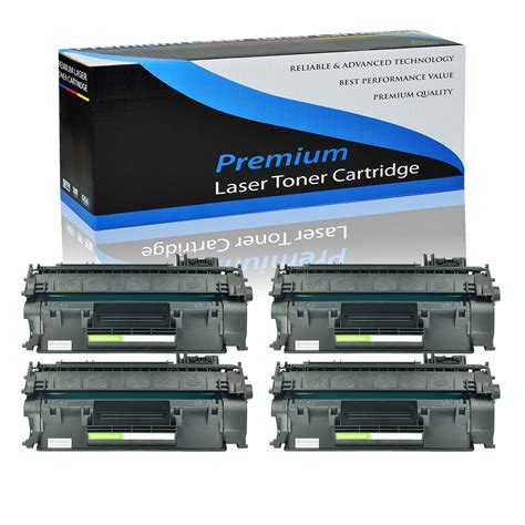 De toners van hp zorgen voor haarscherpe kwaliteit. 4 PK CF280A 80A Black Toner Cartridges For HP Laserjet Pro 400 M401n M401a M401d Toner ...