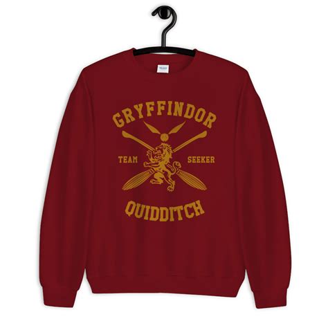 Gryffindor Quidditch Team Seeker Sweatshirt Geeks Pride
