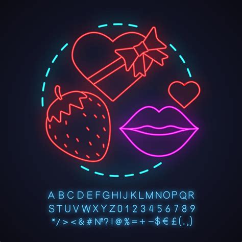 ícone do conceito de luz de néon de sex shop ideia de paixão relacionamentos íntimos