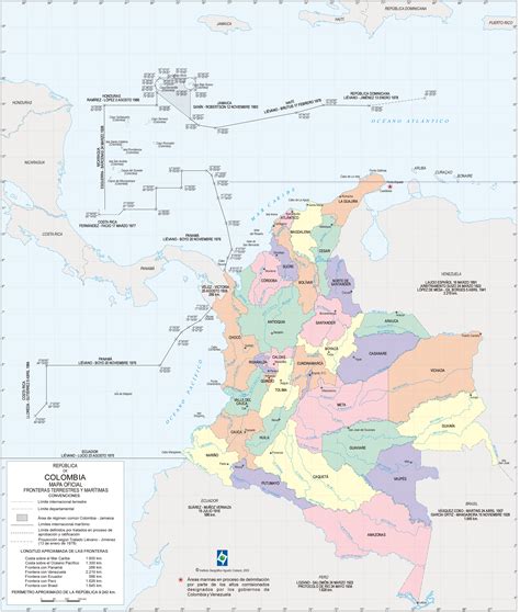 Mapa De Colombia Tamaño Completo Ex