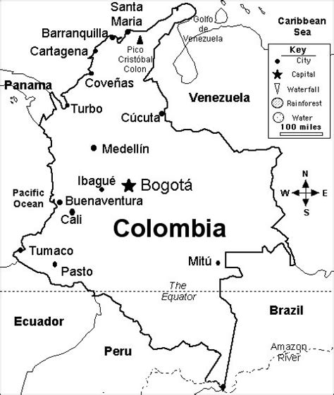 Dibujos De Mapa De Colombia Para Colorear Para Colorear Pintar E