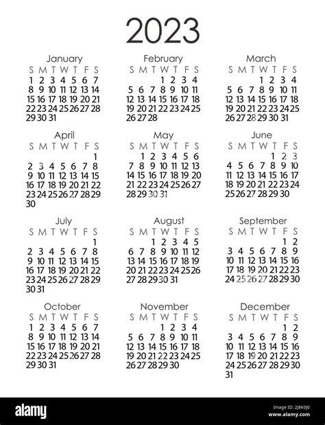 Calendario 2023 Para Imprimir Minimalista Imagesee