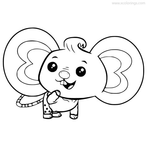 Chip And Potato Coloring Pages Characters