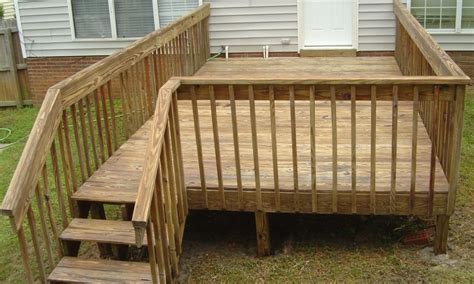 Porch handrails and railing adds charm and security to any porch or deck. Wood Deck Railing Ideas Design Treated Horizontal Home Elements And Style Simple Rustic Cool ...