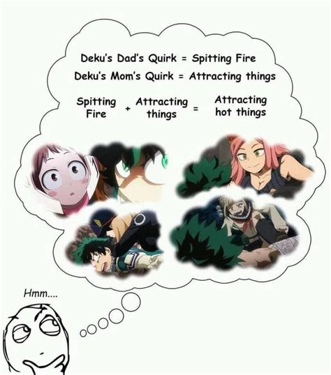 Dekus True Quirk Revealed My Hero Academia Anime Drôle