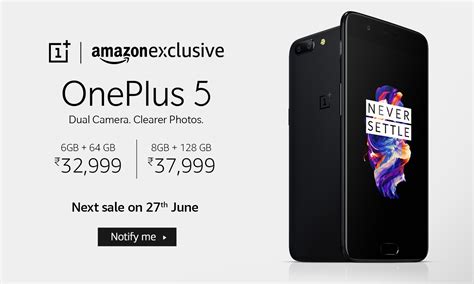 Find out the specs, where to buy & price in nepal here. OnePlus 5 to go on sale again on June 27th in India