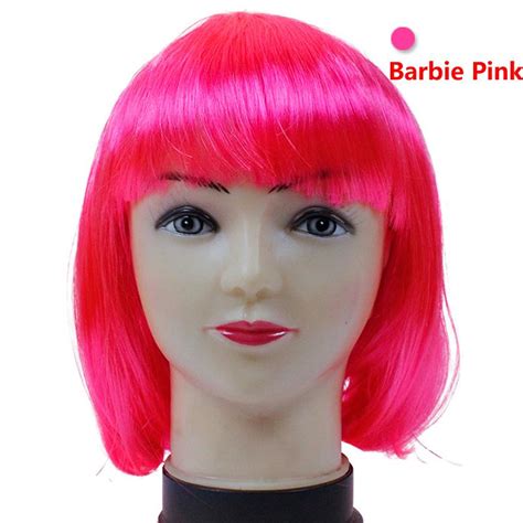 Buy Short Straight Full Bangs Bobo Hair Cosplay Wig Hairstyle At