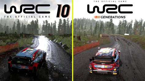 WRC Generations Vs WRC 10 PS5 Graphics Comparison YouTube