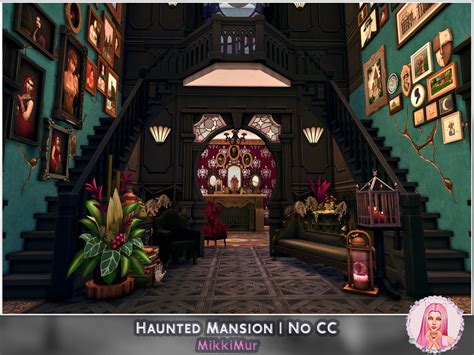 Sims 4 Creations By Mikkimur — Haunted Mansion Sims 4 Paranormal No