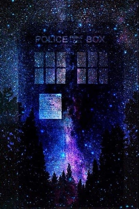 Starry Night Tardis I Want This As A Poster So Badly My