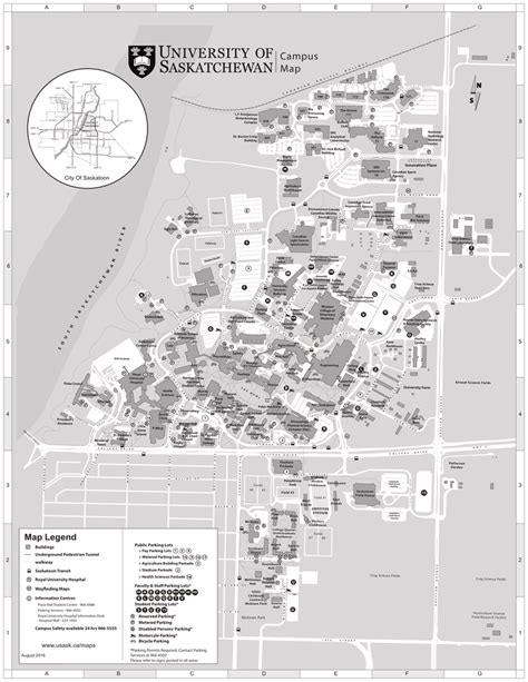 Campus Map University Of Saskatchewan