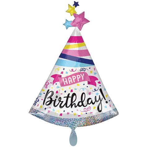 1 Ballon Xxl Happy Birthday Sparkle Banner