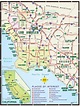 Mapa de los angeles Simple mapa de Los Ángeles (California - USA)